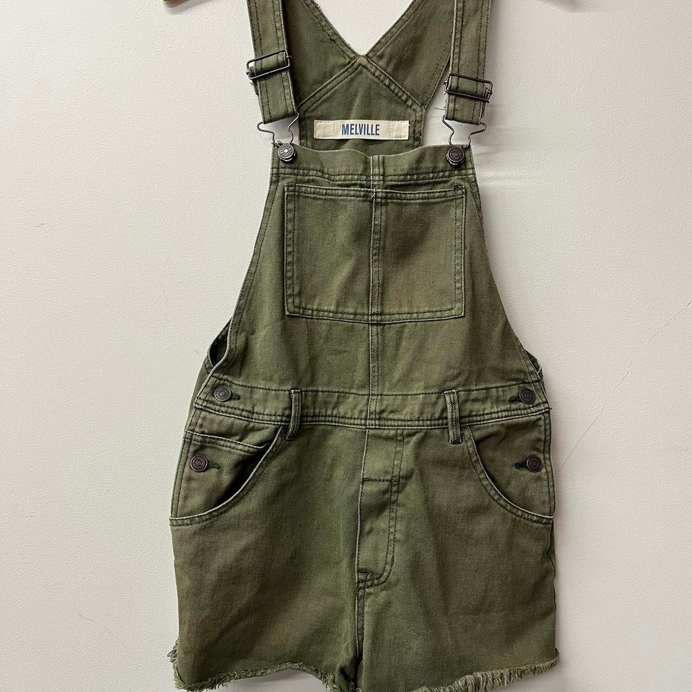 Brandy Melville Overalls Khaki Green Size Medium